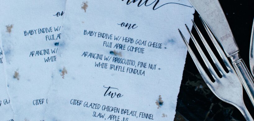 Menu Alfa Bagels